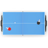 Игровой стол UNIX LINE ТРАНСФОРМЕР 4 в 1 (204х112 cм) Black GTM204X112BK